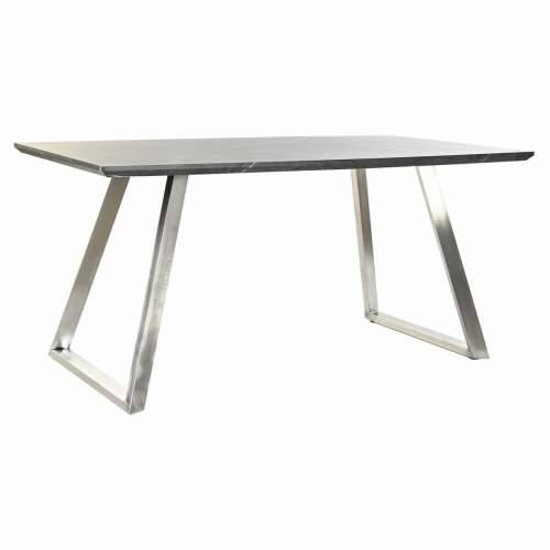Blagavaonski stol DKD Home Decor Crna Čelik Drvo MDF 160 x 90 x 76 cm Cijena