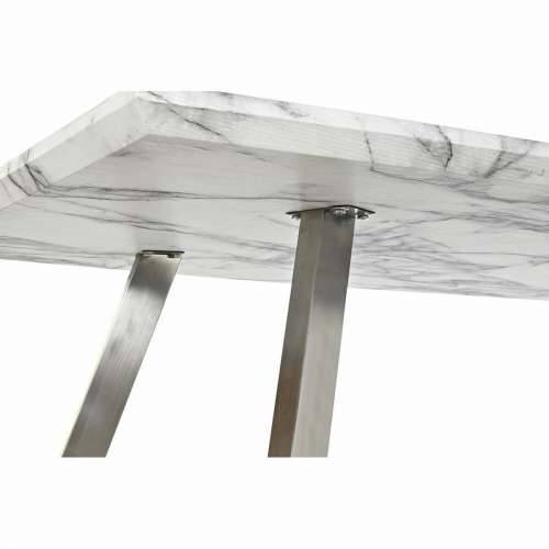 Blagavaonski stol DKD Home Decor Čelik Bijela 160 x 90 x 76 cm Drvo MDF Cijena