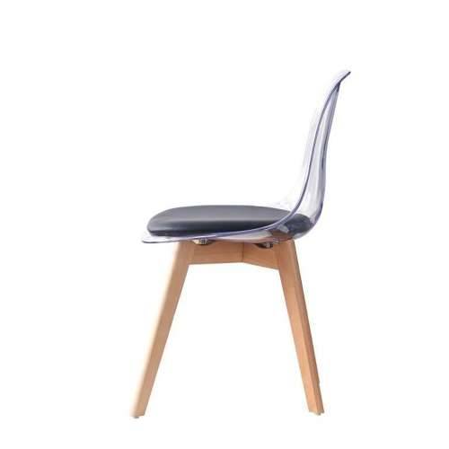 Blagavaonska stolica DKD Home Decor Crna Pisana Prirodno 30 x 40 cm 54 x 47 x 81 cm Cijena
