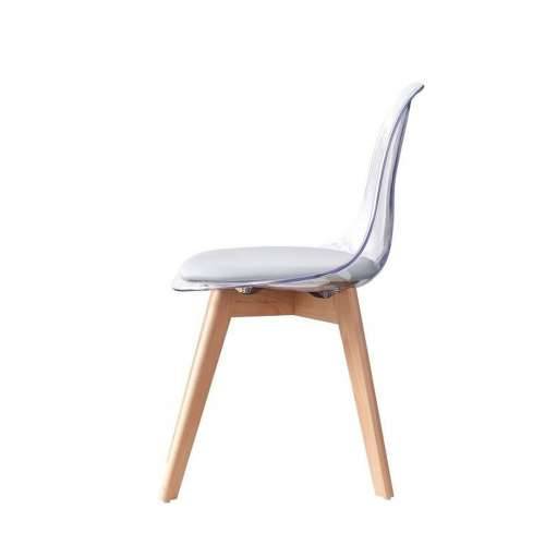 Blagavaonska stolica DKD Home Decor Siva Drvo Polikarbonati 54 x 47 x 81 cm Cijena