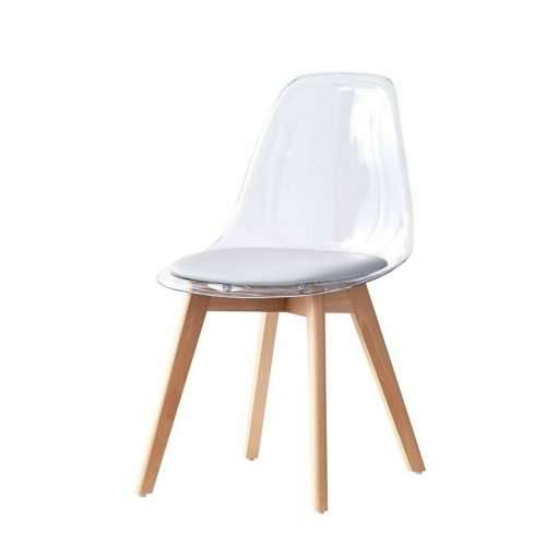Blagavaonska stolica DKD Home Decor Siva Drvo Polikarbonati 54 x 47 x 81 cm Cijena