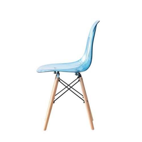 Blagavaonska stolica DKD Home Decor Prirodno Plava PVC Breza (50 x 46 x 83,5 cm) Cijena