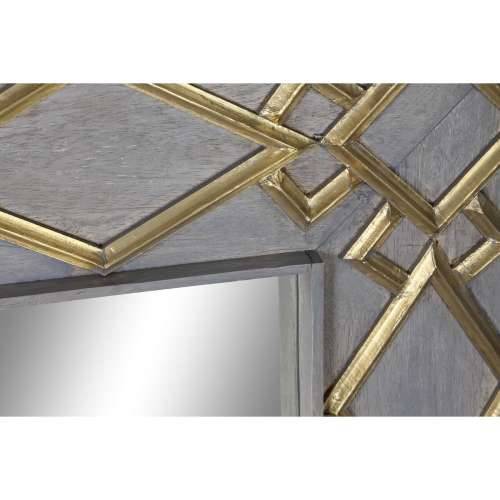 Zidno ogledalo DKD Home Decor Siva zlatan moderan 154 x 5 x 92 cm Cijena