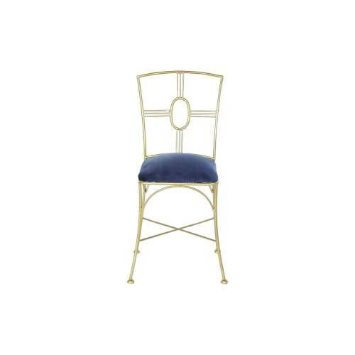 Blagavaonska stolica DKD Home Decor Plava zlatan 45 x 42 x 88,5 cm Cijena