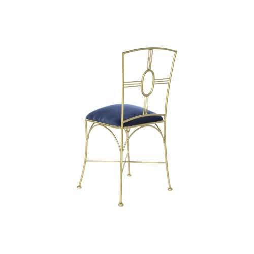 Blagavaonska stolica DKD Home Decor Plava zlatan 45 x 42 x 88,5 cm Cijena