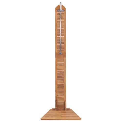Vrtni tuš od masivne tikovine 70 x 75 x 204 cm Cijena