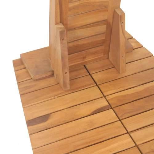 Vrtni tuš od masivne tikovine 70 x 75 x 204 cm Cijena