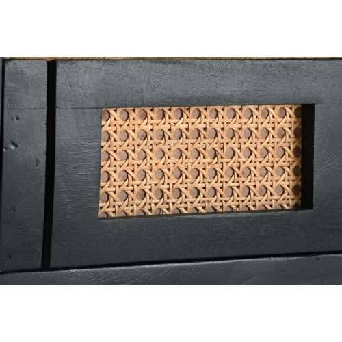Namještaj za TV kabinet DKD Home Decor Crna Ratan Drvo Manga (145,5 x 40,5 x 60 cm) Cijena