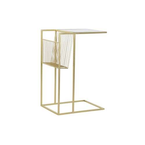 Stalak za časopise DKD Home Decor zlatan Metal Ogledalo 48 x 35 x 71 cm Cijena