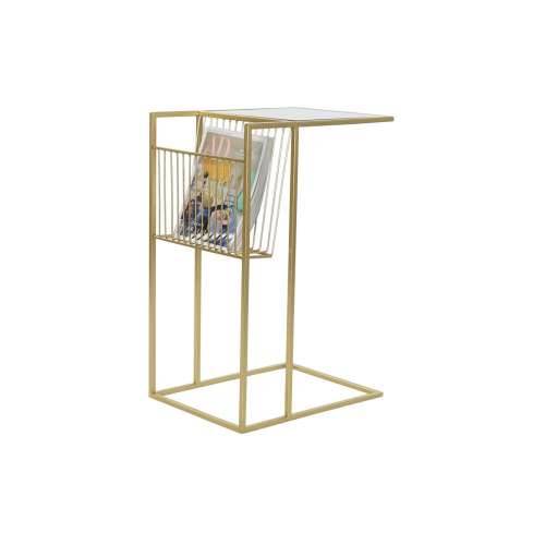 Stalak za časopise DKD Home Decor zlatan Metal Ogledalo 48 x 35 x 71 cm Cijena
