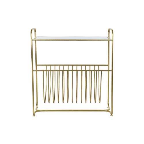 Stalak za časopise DKD Home Decor Ogledalo zlatan Metal (76 x 35 x 83 cm) Cijena