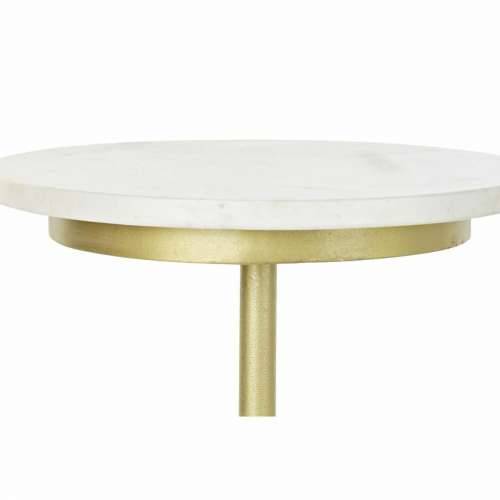 Pomoćni stolić DKD Home Decor zlatan Metal Mramor 45 x 27 x 63 cm Cijena
