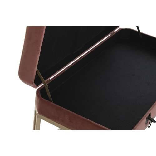 Stolac DKD Home Decor   Roza zlatan Metal Baršun (80 x 40 x 47 cm) Cijena
