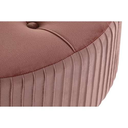 Naslonjač za Noge DKD Home Decor Prirodno Drvo Baršun Svetlo roza (61 x 61 x 38 cm) Cijena