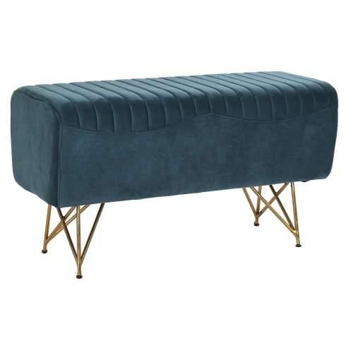 Stolac DKD Home Decor   90 x 31 x 47 cm Metal Turkizno Cijena