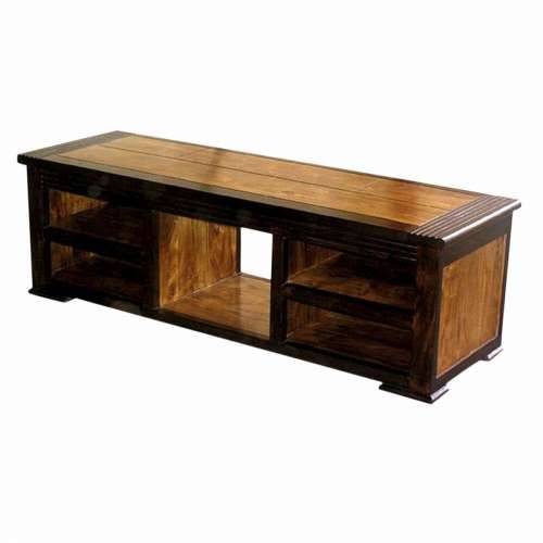 Namještaj za TV kabinet DKD Home Decor 140 x 45 x 45 cm Tamno smeđi Drvo akacije Cijena