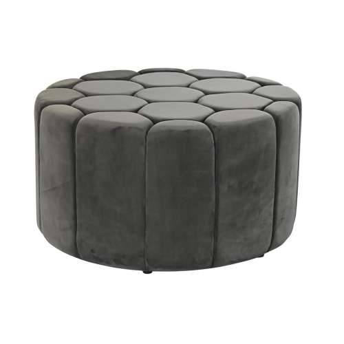 Naslonjač za Noge DKD Home Decor Siva 30 % Poliester (85 x 85 x 48 cm) Cijena