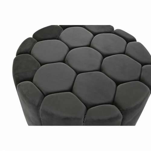 Naslonjač za Noge DKD Home Decor Siva 30 % Poliester (85 x 85 x 48 cm) Cijena