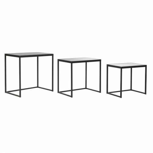 Set 3 stolića DKD Home Decor Crna 58 x 36,5 x 53,5 cm Cijena