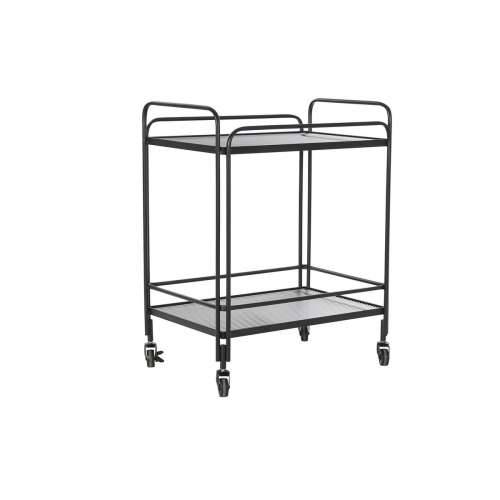 Stāvu plaukts virtuvei DKD Home Decor Crna Metal Kristal 60,5 x 40,5 x 75,5 cm Cijena