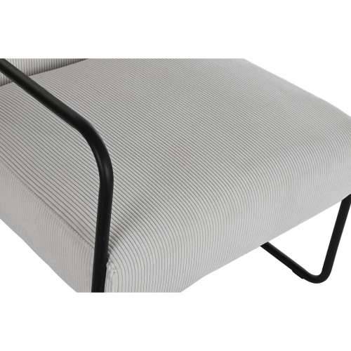 Fotelja DKD Home Decor Crna Poliester Bijela Željezo (64 x 74 x 79 cm) Cijena