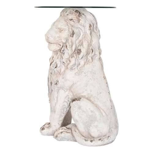 Pomoćni stolić DKD Home Decor Lav 52 x 44 x 72 cm Kristal Siva Metal Bijela magnezij Cijena