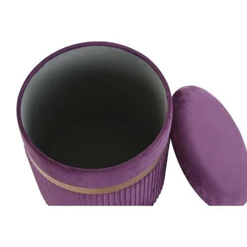 Naslonjač za Noge DKD Home Decor Poliester MDF Bordo (39 x 39 x 49 cm) Cijena