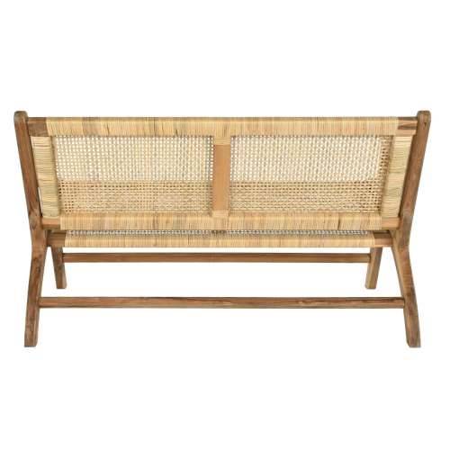 Klupa DKD Home Decor Smeđa Prirodno 120 x 76 x 68 cm Cijena