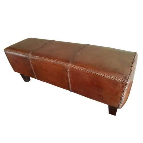 Stolac DKD Home Decor   Smeđa Aluminij Tikovina 120 x 46 x 41 cm 120 x 41 x 46 cm Cijena