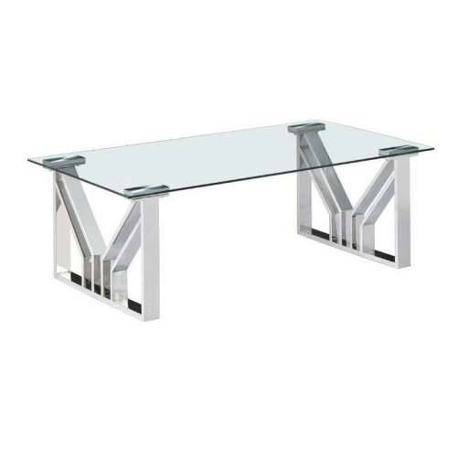 Stolić za dnevni boravak DKD Home Decor Providan Kristal Čelik 130 x 70 x 45 cm Cijena