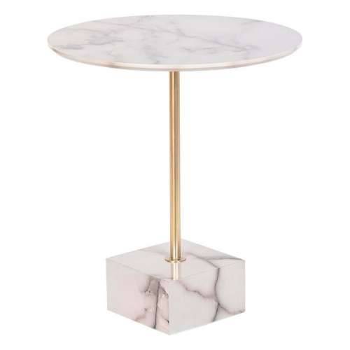 Pomoćni stolić DKD Home Decor Mramor Čelik Smola (45 x 45 x 50 cm) Cijena