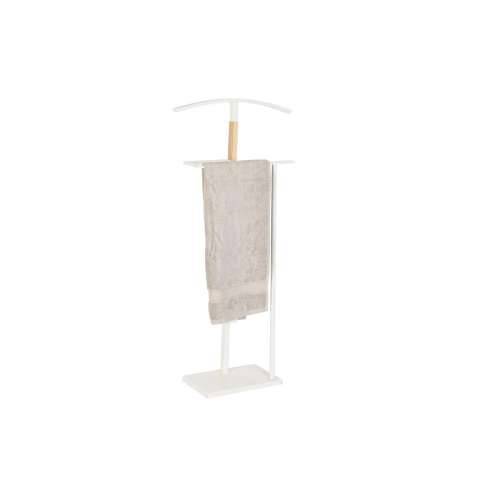 Mēteļu stends DKD Home Decor Prirodno Drvo Čelik Bijela (48 x 20 x 106,5 cm) Cijena