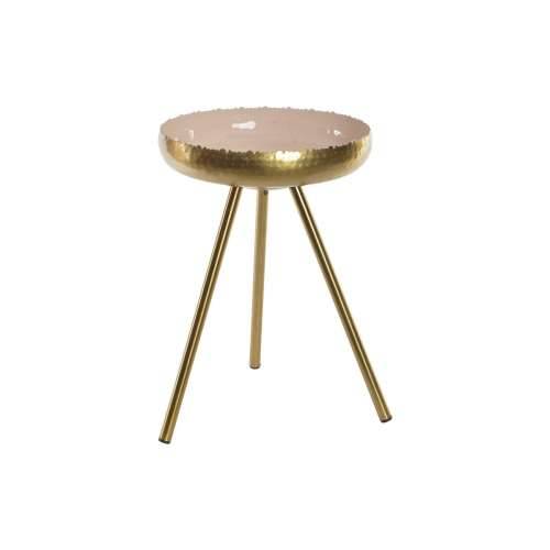 Pomoćni stolić DKD Home Decor Roza zlatan Aluminij Lakirano (43 x 43 x 61 cm) Cijena