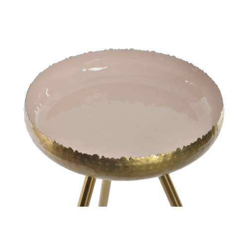 Pomoćni stolić DKD Home Decor Roza zlatan Aluminij Lakirano (43 x 43 x 61 cm) Cijena