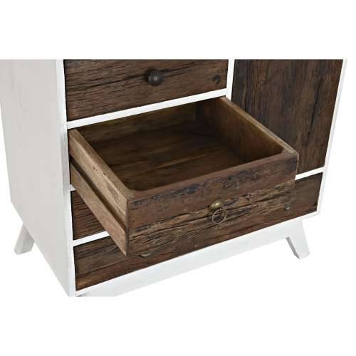 Ormarić s ladicama DKD Home Decor Metal Bijela Kolonijalni Tamno smeđi Drvo Manga (72 x 50 x 75 cm) Cijena