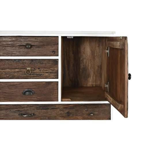 Ormarić s ladicama DKD Home Decor Metal Bijela Kolonijalni Tamno smeđi Drvo Manga (72 x 50 x 75 cm) Cijena