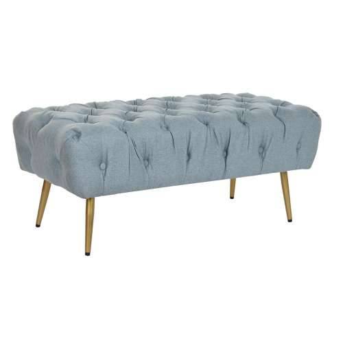 Stolac DKD Home Decor   103 x 46 x 42 cm Plava zlatan Metal Cijena