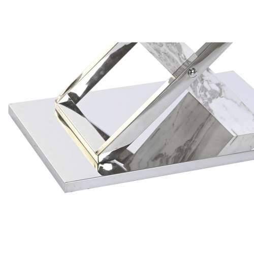 Stolić za dnevni boravak DKD Home Decor Bijela Srebrna Kristal Čelik 120 x 60 x 42 cm Cijena