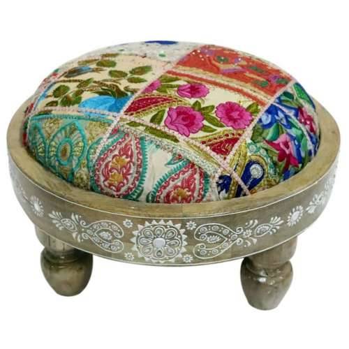 Naslonjač za Noge DKD Home Decor Pisana 40 x 40 x 22,8 cm (2 kom.) Cijena