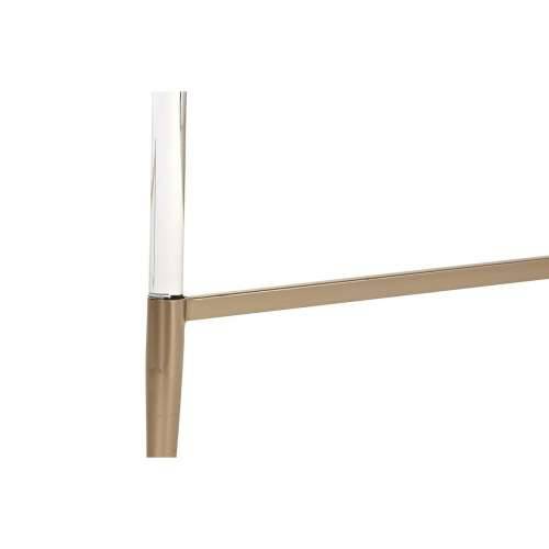 Stolić za dnevni boravak DKD Home Decor Glamour Providan zlatan Akril Metal 87 x 87 x 50 cm Cijena