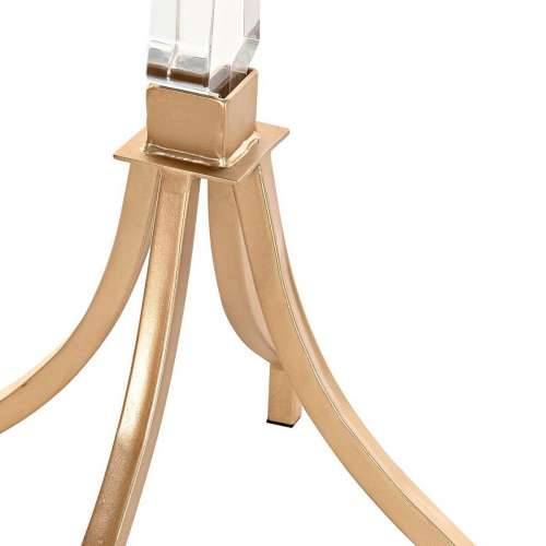 Pomoćni stolić DKD Home Decor zlatan Metal Akril (42 x 42 x 60 cm) Cijena