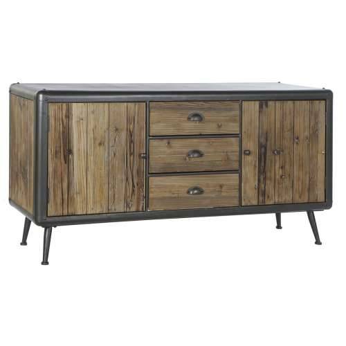 Ormarić za hodnik DKD Home Decor 144 x 45 x 75 cm Jela Prirodno Metal Svjetlo siva Cijena