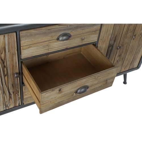 Ormarić za hodnik DKD Home Decor 144 x 45 x 75 cm Jela Prirodno Metal Svjetlo siva Cijena