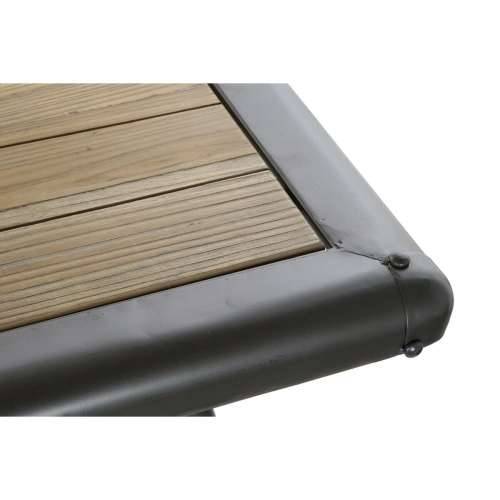 Blagavaonski stol DKD Home Decor Jela Prirodno Metal Svjetlo siva 161 x 90 x 75 cm Cijena