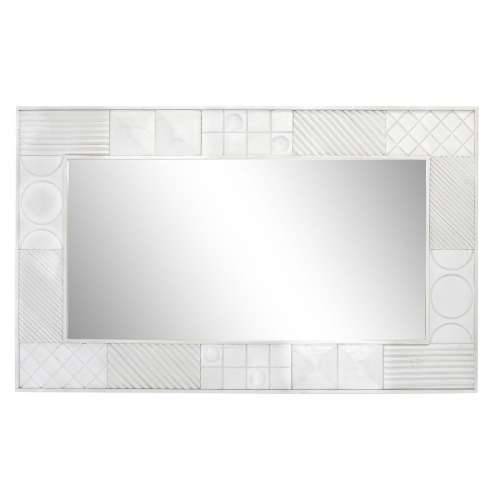 Zidno ogledalo DKD Home Decor Bijela moderan rombi 154 x 4 x 94 cm Cijena