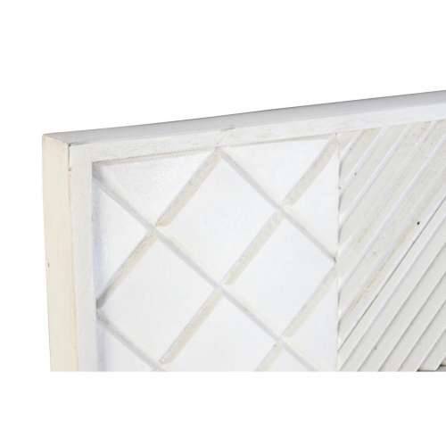 Zidno ogledalo DKD Home Decor Bijela moderan rombi 154 x 4 x 94 cm Cijena