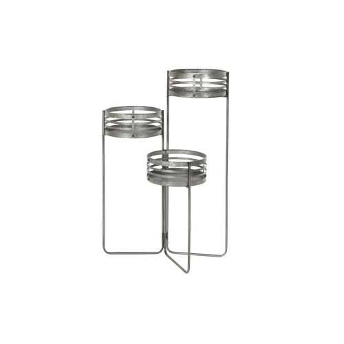 Tegla za biljke DKD Home Decor 3 u 1 Siva Metal Željezo Loft (47 x 35 x 72 cm) Cijena