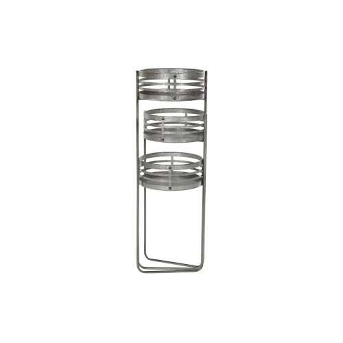 Tegla za biljke DKD Home Decor 3 u 1 Siva Metal Željezo Loft (47 x 35 x 72 cm) Cijena