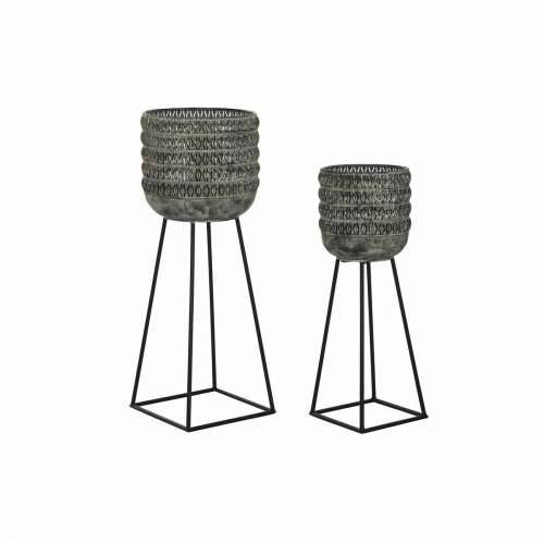 Set žardinjera DKD Home Decor Istrošeno 32 x 32 x 84 cm Metal (2 kom.) Cijena