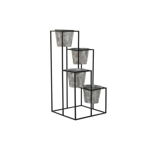 Tegla za biljke DKD Home Decor Siva Metal Istrošeno 34 x 34 x 71 cm Okruglo Cijena